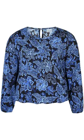 Zhenzi Dell blouse blauw