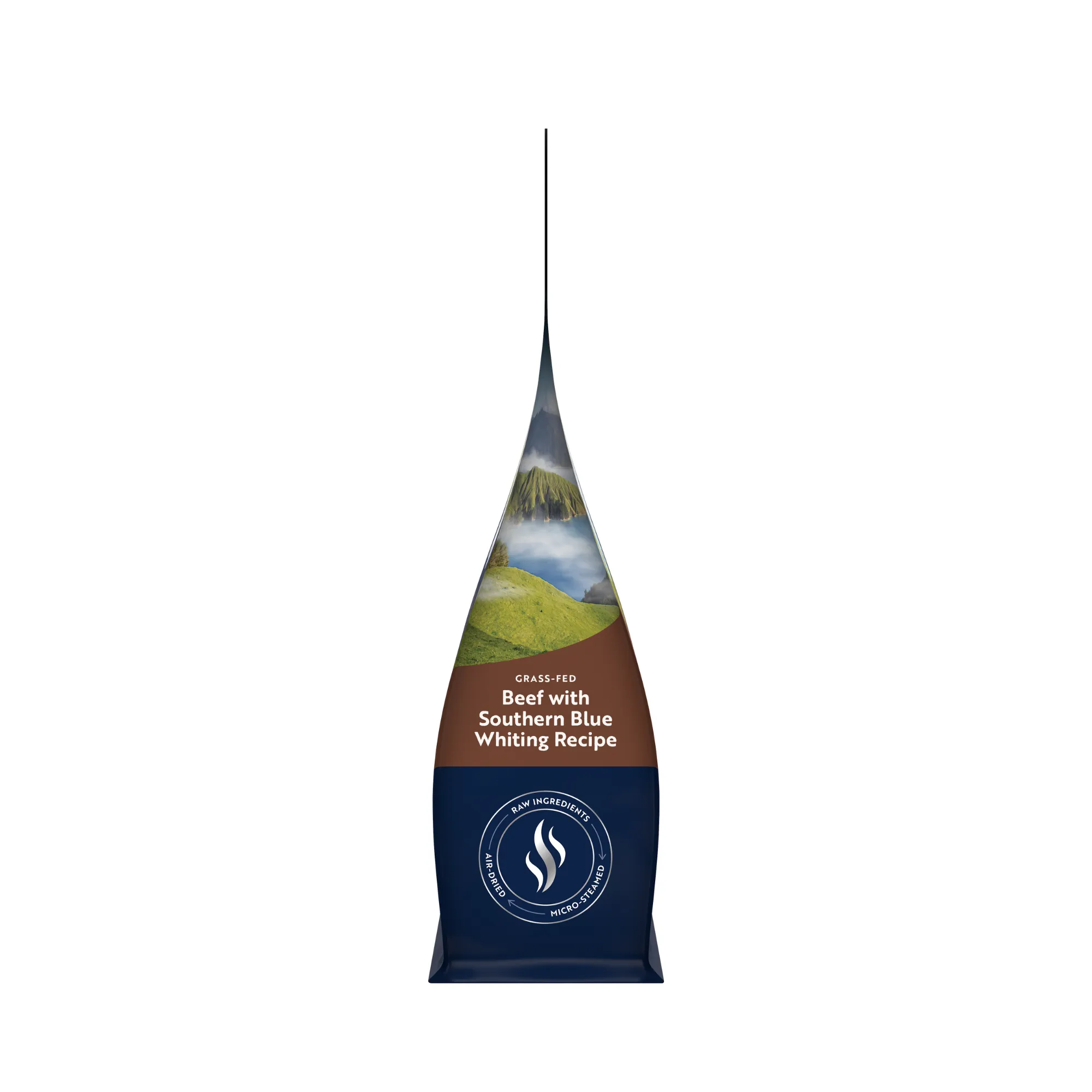 Ziwi Peak Steam & Dried Grass Fed Beef With Southern Blue Whiting Dry Cat Food